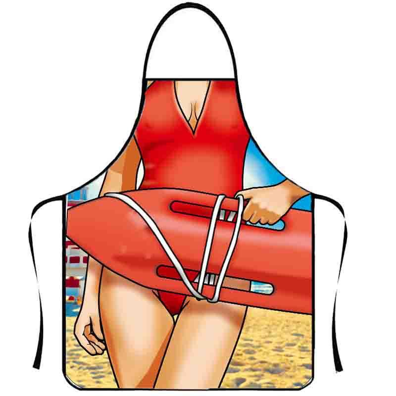 Фартух з приколом рятувальниця 75 на 60 см різнобарвний, фото 1