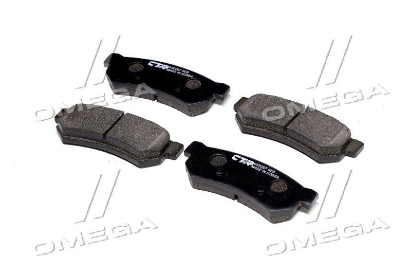 Колодки тормозные передние дисковые Chevrolet Lacetti (пр-во CTR)