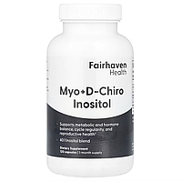 Fairhaven Health, міоінозитол і D-хіро-інозитол, 120 капсул