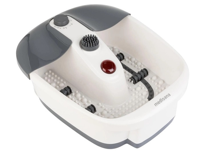 Гідромасажна ванночка для ніг Medisana FS-90L silver/white, фото 1