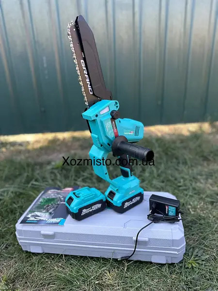 Акумуляторна ланцюгова пила Grand АПЦ-20V/8"-4 ind INDUSTRIALL (шина 203 мм 20V 4 А/год)