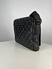 Шкіряна елегантна сумка-месенджер Louis Vuitton через плече луї вітон чоловіча вмістка для документів, фото 6