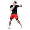 Компресійні шорти для RDX MMA T16 2-в-1 RED/BLACK-L, фото 6