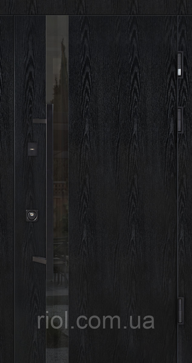 Вхідні двері з терморозривом Carat Black Гарантія 7 років, фото 1