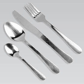 Столовий набір фражі 24 пр. Basic Maestro MR-1524-24 - MegaLavka