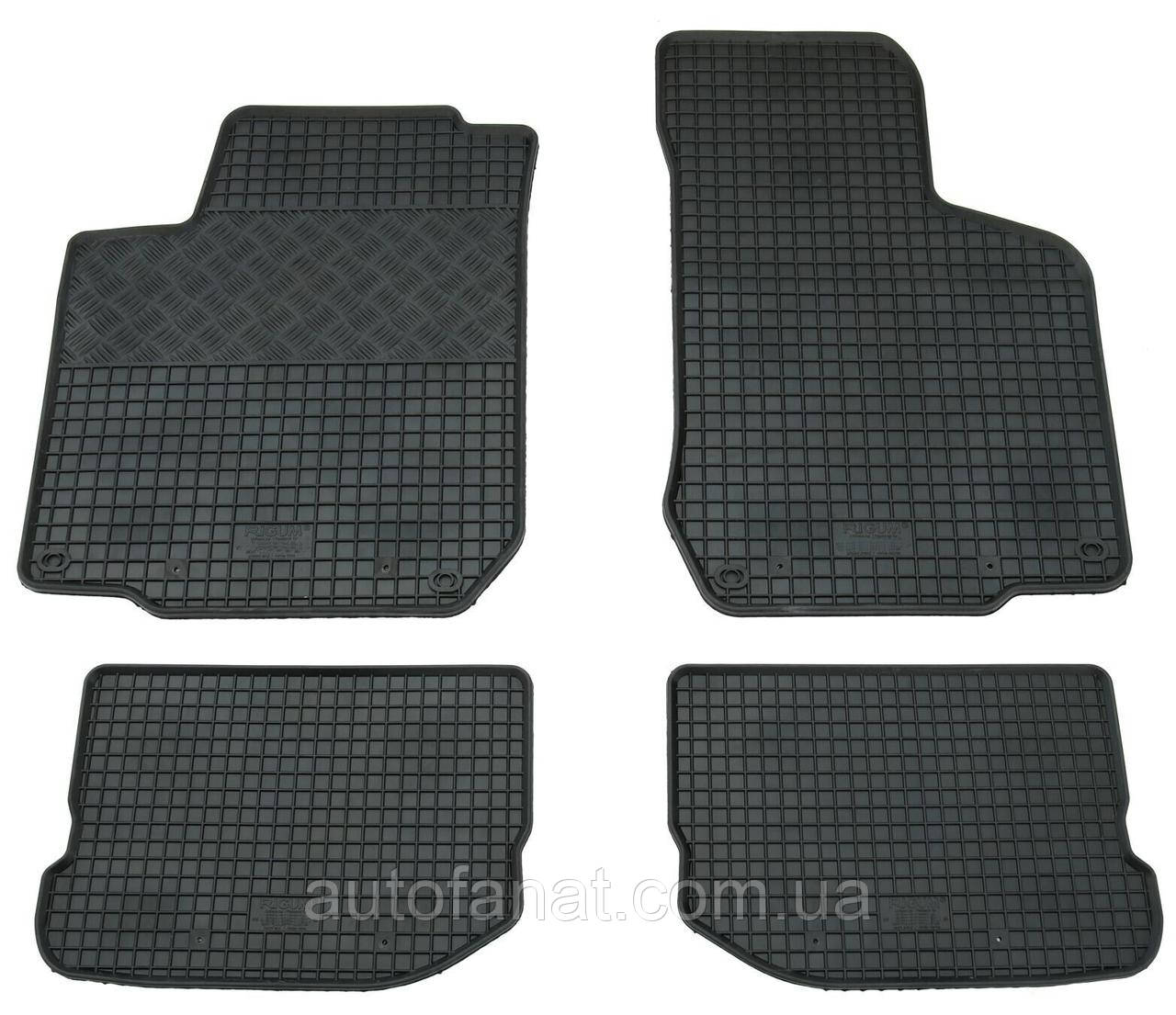Килимки VW Golf IV 1997-2003 / VW Bora 1998-2003 / SKODA Octavia I 1996-2010, гумові (4шт) Rigum (902372)