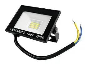 Прожектор світлодіодний Lemanso LMP104-10 Посейдон 10W 6500K 800Lm IP65