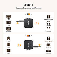 Блютуз аудіо приймач-передавач з акумулятором UGREEN CM667 Bluetooth 5.2 Receiver/Transmitter (чорний), фото 4