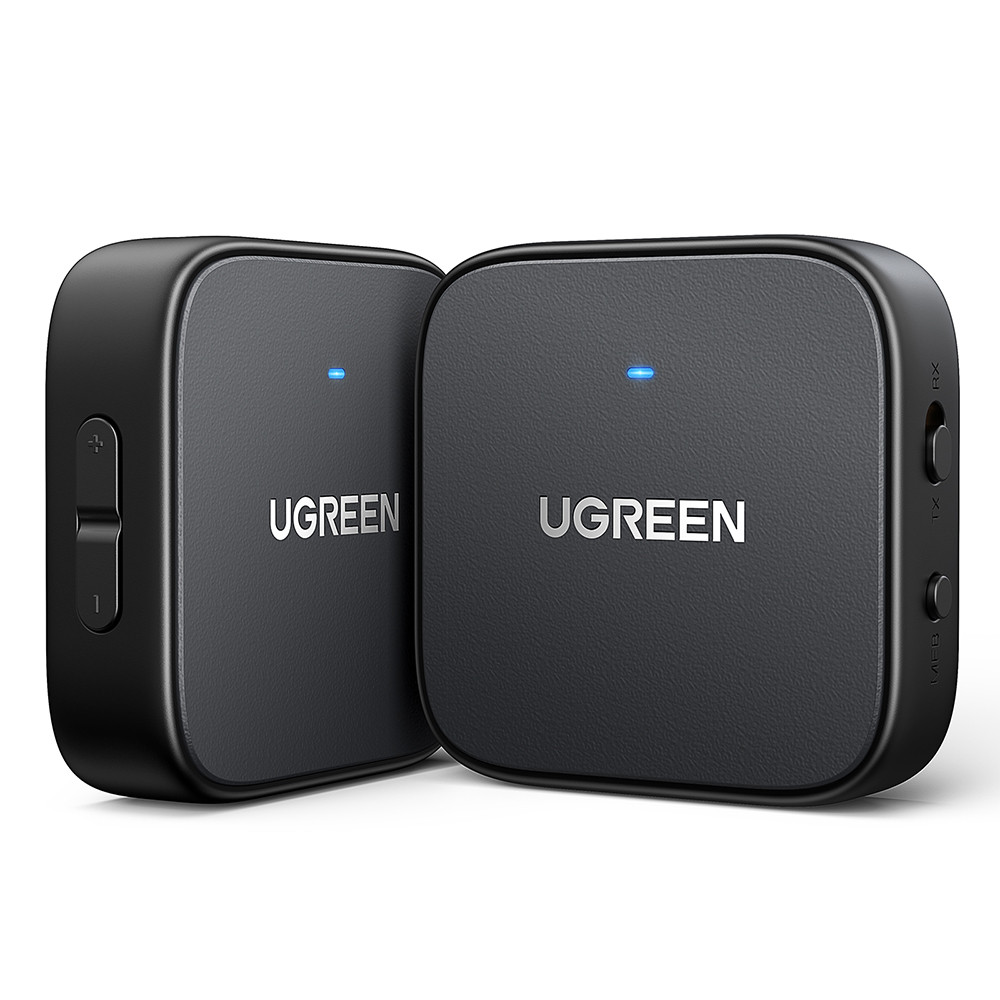 Блютуз аудіо приймач-передавач з акумулятором UGREEN CM667 Bluetooth 5.2 Receiver/Transmitter (чорний)