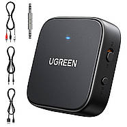 Блютуз аудіо приймач-передавач з акумулятором UGREEN CM667 Bluetooth 5.2 Receiver/Transmitter (чорний), фото 3