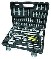 Сталь 70013 Набір ручних інструментів 94 шт (торцеві головки, шестигранники, біти, подовжувачі та інше)