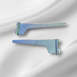 Тримач на рейку хром 30 см, подвійний.