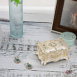 Ажурна скринька для прикрас (бежева), фото 7