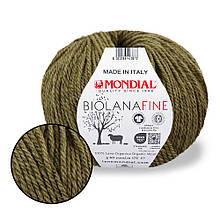 Mondial Bio Lana Fine, Темний хакі No369