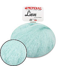 Mondial Lieve 90% Kid mohair, Ніжно-бірюзовий No70