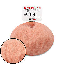Mondial Lieve 90% Kid mohair, Персик No69