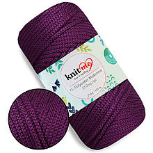 Шнур поліпропіленовий 4мм, Knit Me Macrame XL, Слива №1638