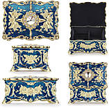 Ажурна скринька для прикрас (синя), фото 7