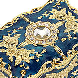 Ажурна скринька для прикрас (синя), фото 8