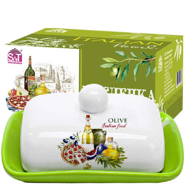 3397-13 Масельничка "Італійські страви" (розмір:13 Х17; h-5,5)