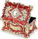 Ажурна скринька для прикрас (червона)