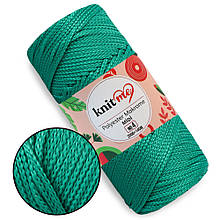 Шнур Knit Me Macrome Midi 4 мм, Бірюза No173