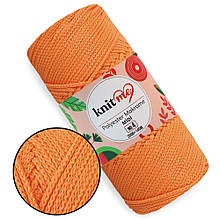 Шнур Knit Me Macrome Midi 4 мм, Жовтогар No125