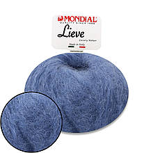 Mondial Lieve 90% Kid mohair, Світло-синій No75