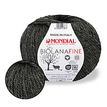 Mondial Bio Lana Fine, Антрацит №800