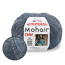 Mondial Mohair Color, Сталевий синій No896