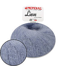 Mondial Lieve 90% Kid mohair, Світлий джинс No593