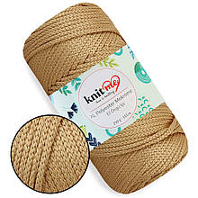 Шнур поліпропіленовий 4мм, Knit Me Macrame XL, Золотистий беж №1631