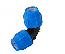Фітінг - Коліно 90° PP D.20х20 . PN 16 D.90х90мм