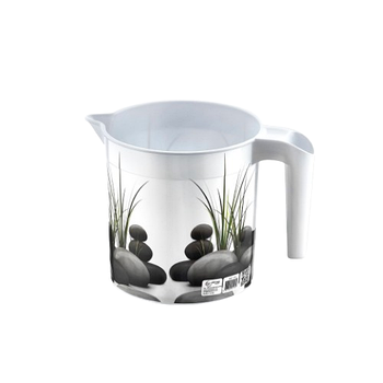 Ковш 1,4л з малюнком Каміння пластик ELIF