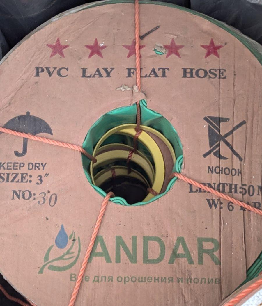 Шланг LayFLat гнучкий діаметр 3 дюйма  6 Бар, довжина 50 м, фото 1
