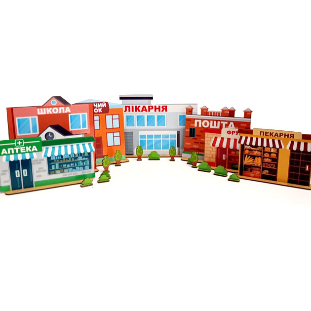 Набір фігур Будинки, фото 1
