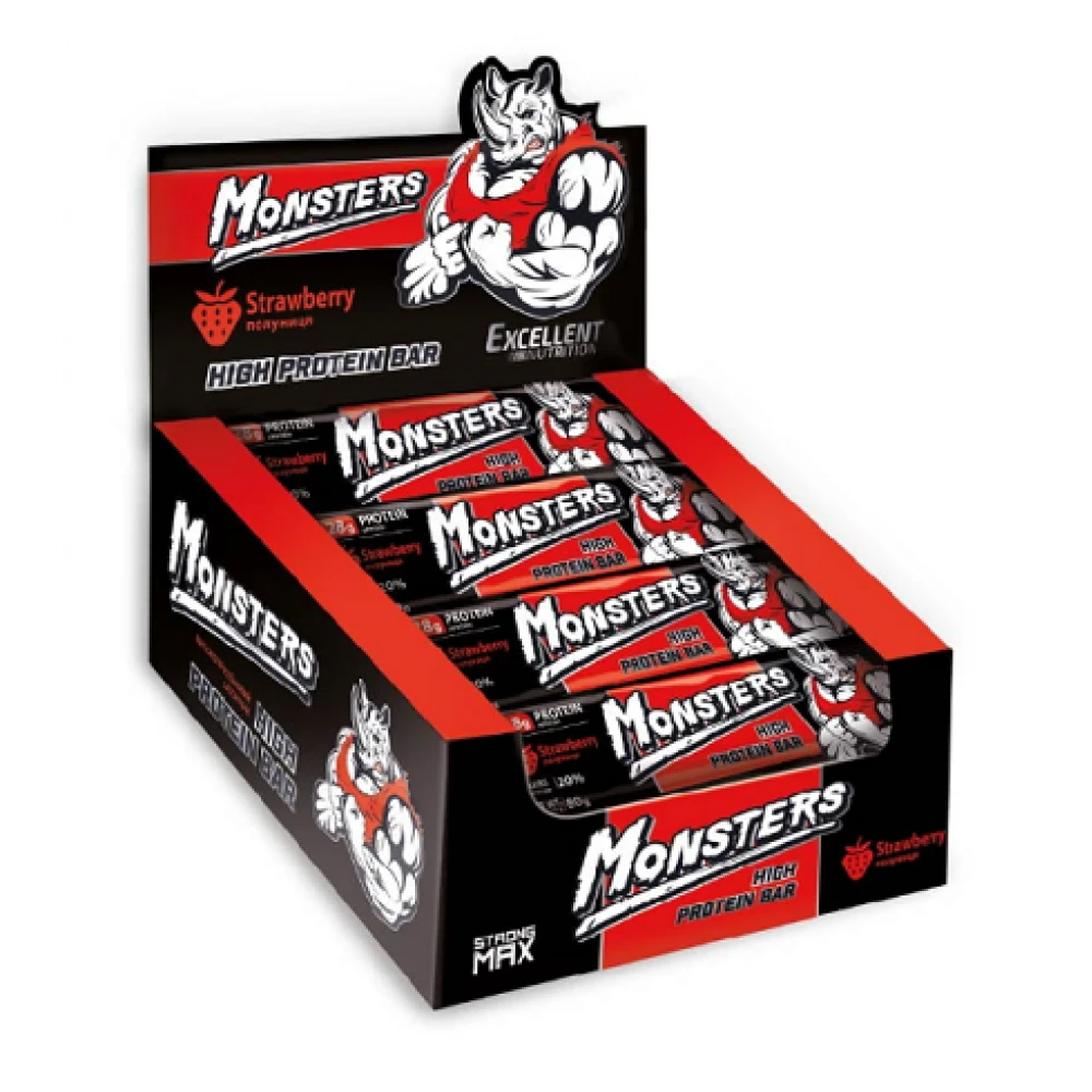 Strong Max - 80g x 20шт Strawberry