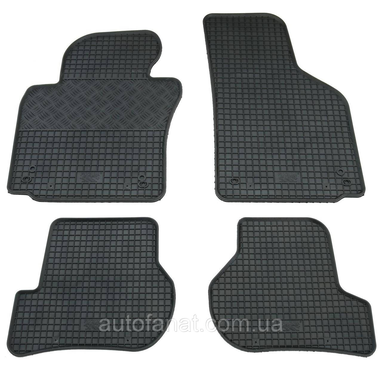 Килимки VW Golf V,VI 2003-2013 / VW Jetta 2005-2010 / SKODA Octavia 2004-2013, гумові (4шт) Rigum (902679)