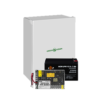 Блок безперебійного живлення у боксі з АКБ GV-007-UPS-A-1203-8A-7Ah, фото 1