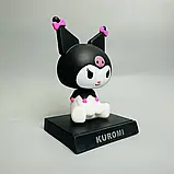 Фігурка в авто Куромі. Фішурка Куромі на приладову панель, фото 7