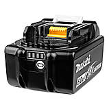 Акумулятор Li-ion Makita 18 В 6.0 Ar LXT BL1860B (632F69-8), фото 3