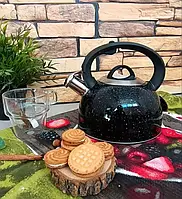 Чайник зі свистком EB-1440 (2,5 л) Чорний