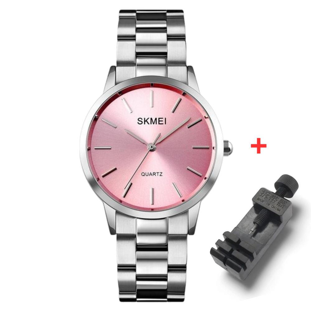 Чоловічий кварцовий годинник Skmei 1694PK Pink