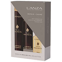 Набір для волосся L'anza Keratin Healing Oil Trio Kit 1 уп x 3шт