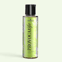 Масажна олія з феромонами та олією конопель Sensuva: Provocatife Hemp Oil Infused Massage (125 мл)