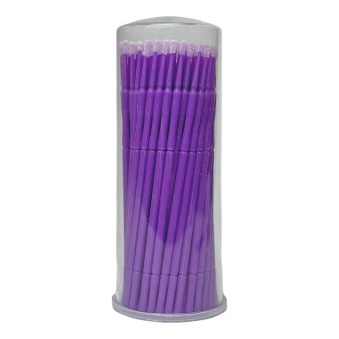 Мікробраші в тубусі колір фіолетовий 100 шт/упаковка, фото 1