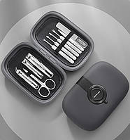 Манікюрний набір MANICURE Spase 10 предметів сірий