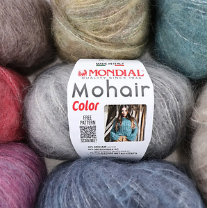 Mondial Mohair Color 50г/150м, Мохер з люрексом