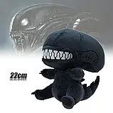 М'яка плюшева іграшка ксеноморф Чужий, Alien 25 см, Чорний, фото 6