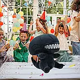 М'яка плюшева іграшка ксеноморф Чужий, Alien 25 см, Чорний, фото 8